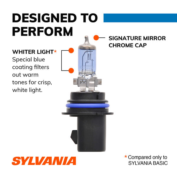 SYLVANIA 9007 SilverStar zXe Halogen Headlight Bulb, 2 Pack, , hi-res
